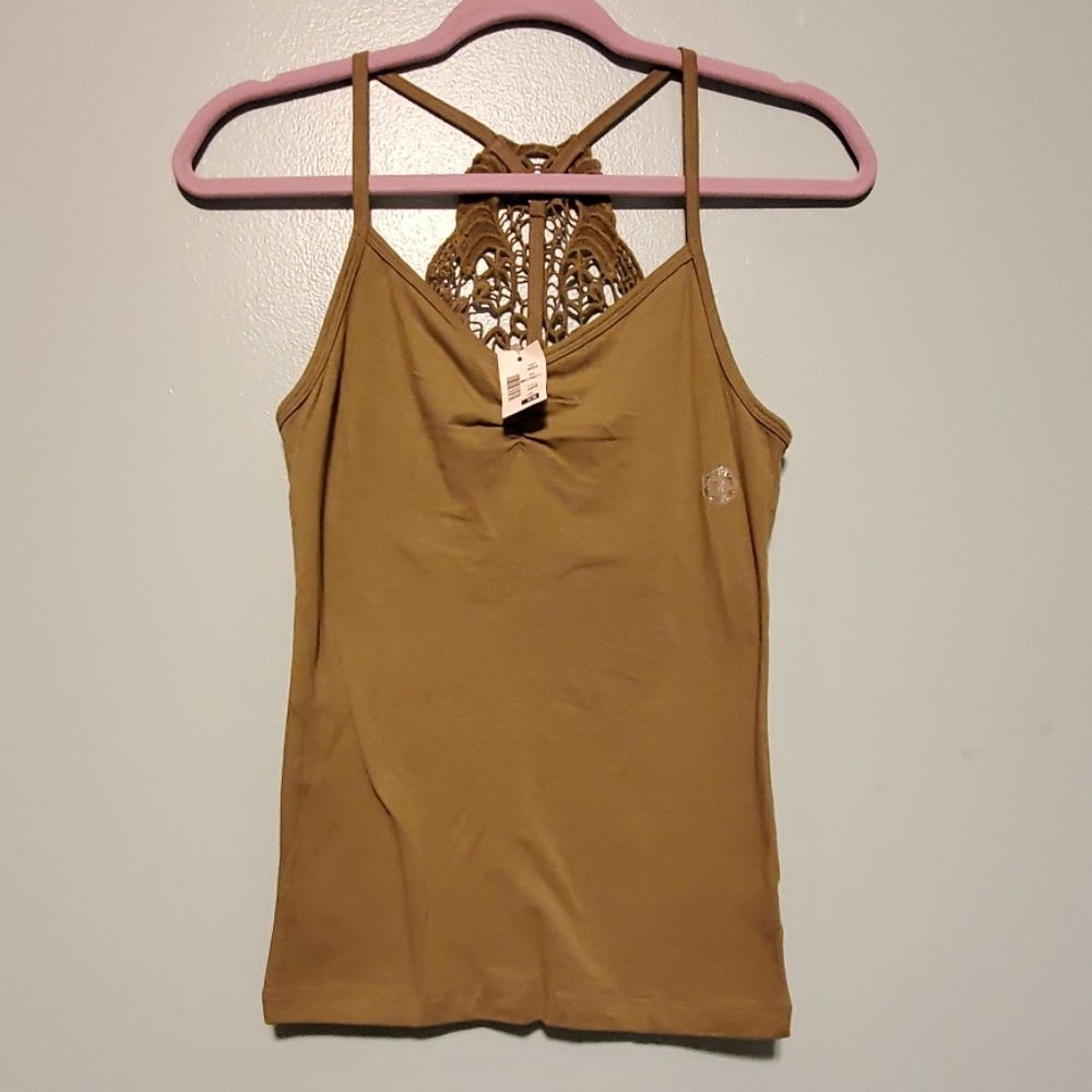 aeropostale tank top olive green color